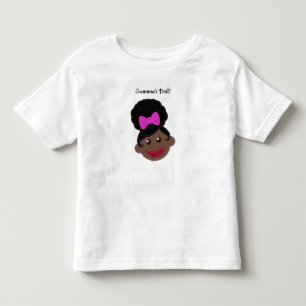 Afro Puff Little Girl Grammas doll T Shirt