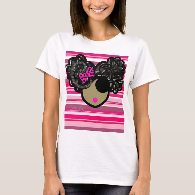 Afro- Puffs T-shirt (Framsida)