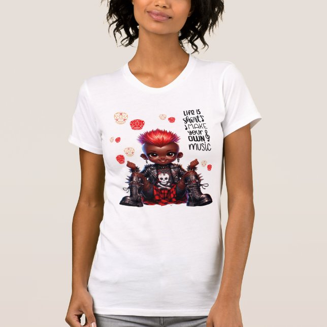 Afro Punk gör din egen Music Dam T-Shirt (Framsida)