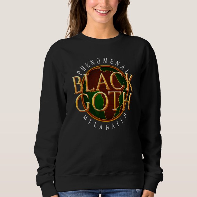 Afro Punk-kläder för afroamerikanska gothare T Shirt (Framsida)