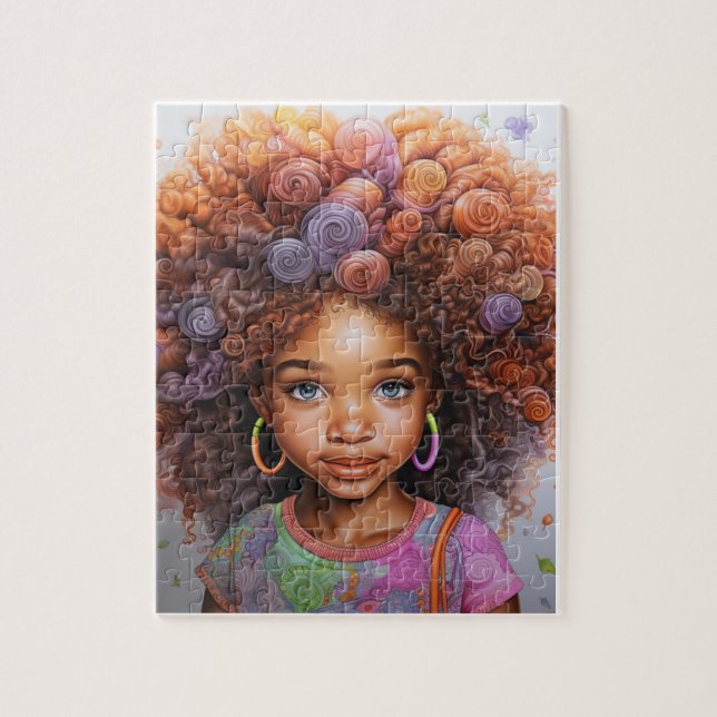 Afro Puzzle, 252 delar Pussel (Vertikal)