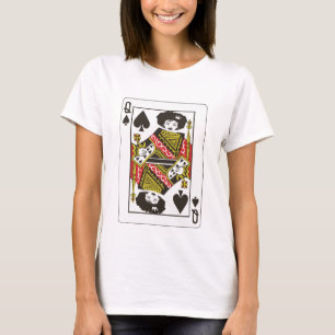 Afro Queen of Spades Black Queen of Spade Card T Shirt