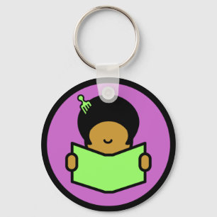 Afro Reader - Nyckelkedja Nyckelring