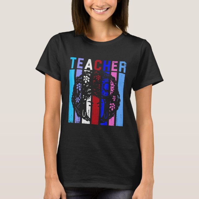 Afro Retro Black History Månad T Shirt (Framsida)