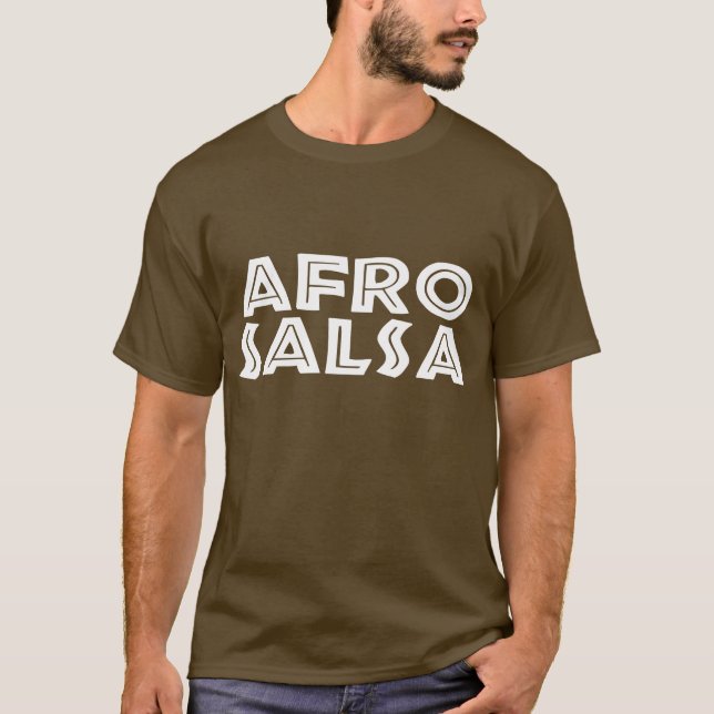 Afro Salsa Dance Shirt Tee Shirt (Framsida)