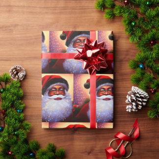 Afro Santa, Black Santa, jul,afrikansk amerikan Presentpapper