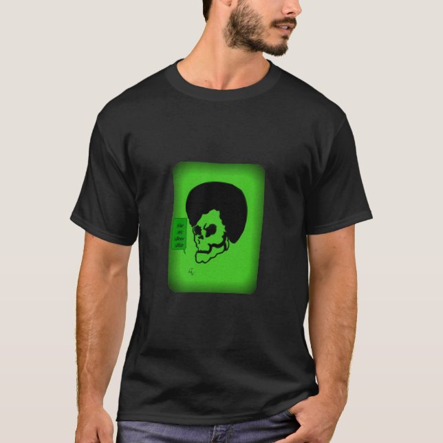 "AFRO--SKULL" T-tröja T-shirt (Framsida)