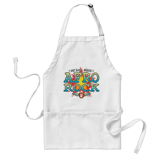 Afro Sten Soul Apron Förkläde (Framsidan)