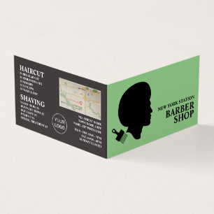 Afro Stil, Manar Barbers detaljerade förmånskort, Visitkort