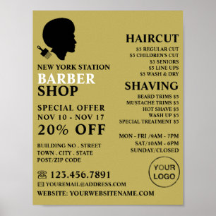 Afro Stil, Manar Barbers Reklamation Poster