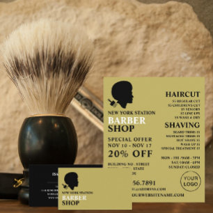 Afro Stil, Manar Barbres Visitkort