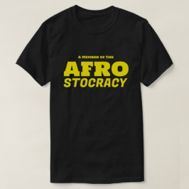 AFRO STOCORACY WS  Grundläggande mörk T-shirt
