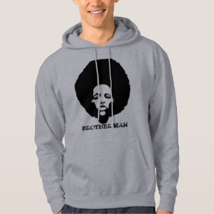 afro stor man T-shirt Sweatshirt Med Luva