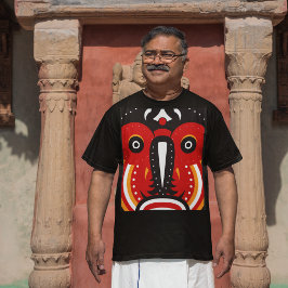 Afro Teke Tribal Art T Shirt