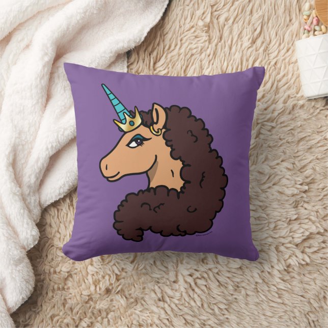 Afro Unicorn | Divine Kudde (Filt)