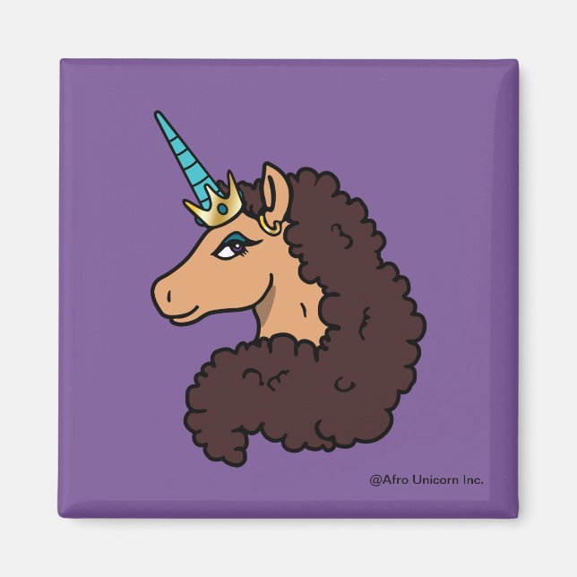 Afro Unicorn | Divine Magnet (Framsidan)