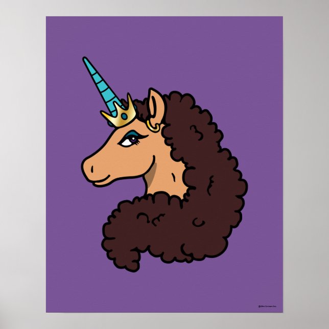 Afro Unicorn | Divine Poster (Framsidan)