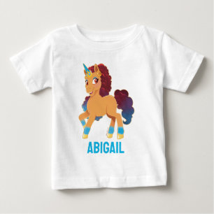 Afro Unicorn Divine Prancing T Shirt