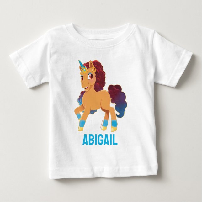 Afro Unicorn | Divine Prancing T Shirt (Framsida)