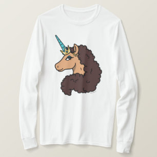 Afro Unicorn   Divine T Shirt