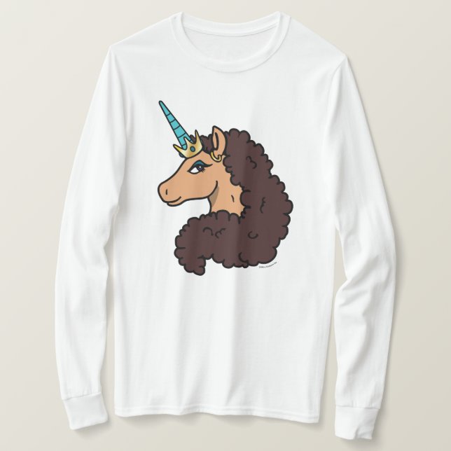 Afro Unicorn | Divine T Shirt (Design framsida)