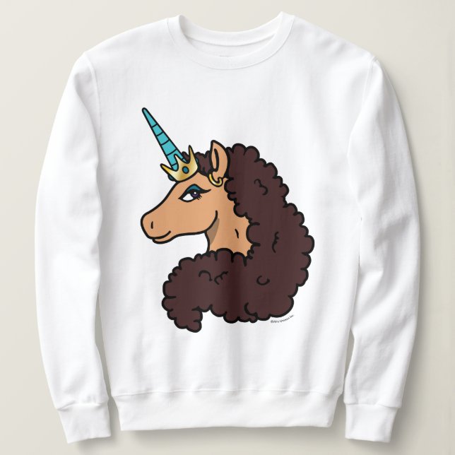 Afro Unicorn | Divine T Shirt (Design framsida)