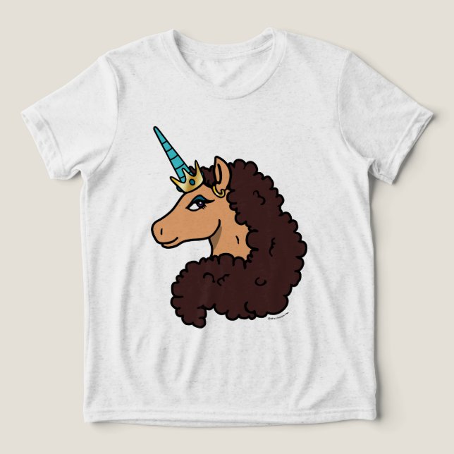 Afro Unicorn | Divine T Shirt (Design Framsida)