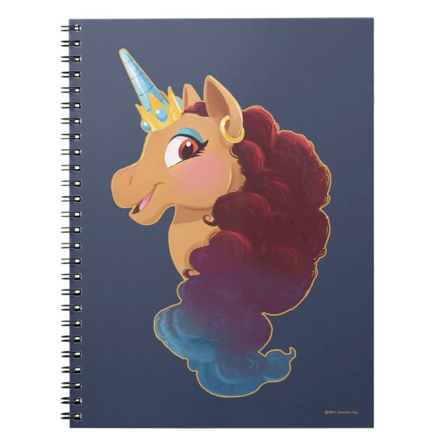 Afro Unicorn | Divine the Unicorn Anteckningsbok (Framsidan)