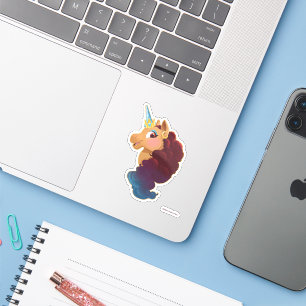Afro Unicorn Divine the Unicorn Klistermärken