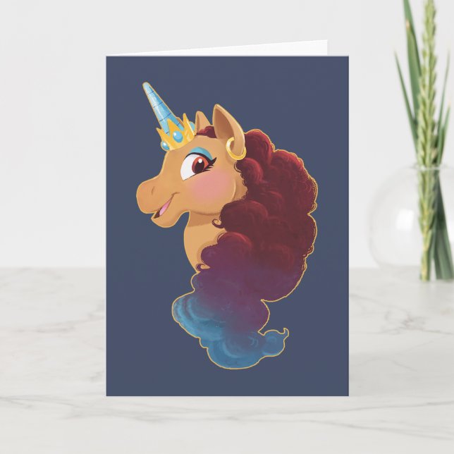 Afro Unicorn | Divine the Unicorn Kort (Framsida)