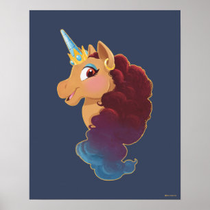 Afro Unicorn   Divine the Unicorn Poster