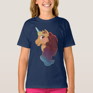Afro Unicorn   Divine the Unicorn T Shirt