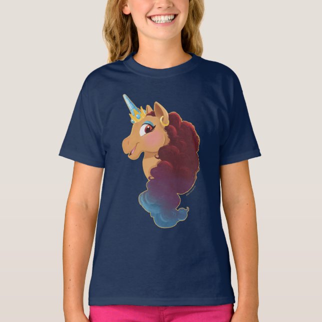 Afro Unicorn | Divine the Unicorn T Shirt (Framsida)