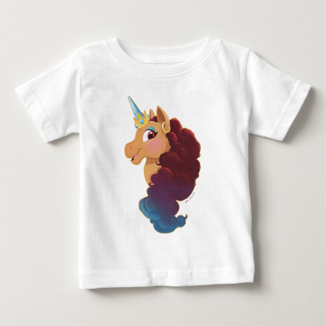 Afro Unicorn | Divine the Unicorn T Shirt (Framsida)