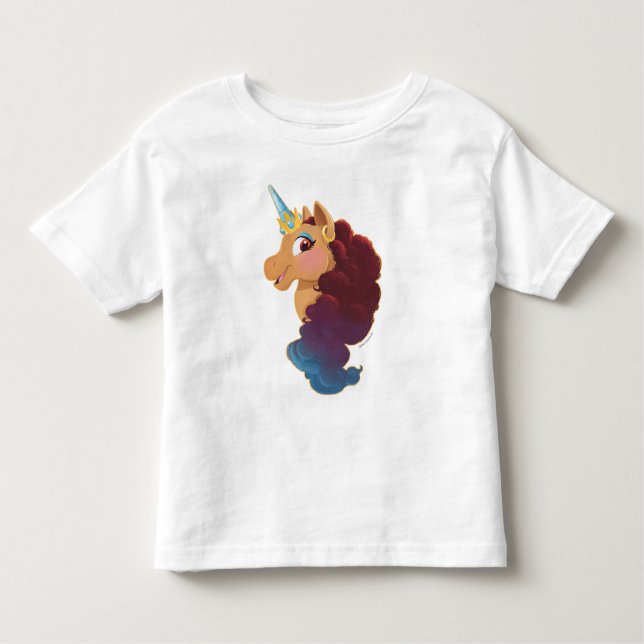 Afro Unicorn | Divine the Unicorn T Shirt (Framsida)