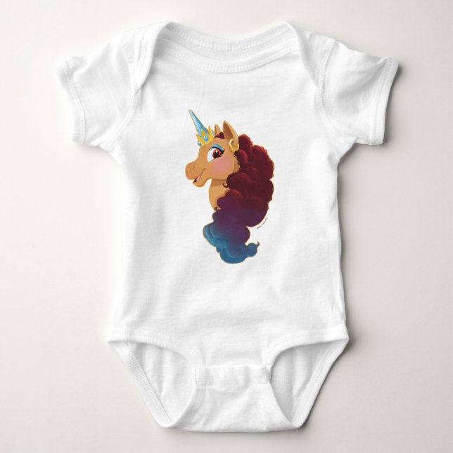 Afro Unicorn | Divine the Unicorn T Shirt (Framsida)
