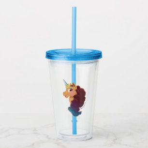 Afro Unicorn Divine the Unicorn Take Away Mugg