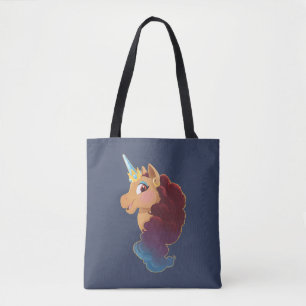 Afro Unicorn Divine the Unicorn Tygkasse