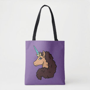 Afro Unicorn Divine Tygkasse