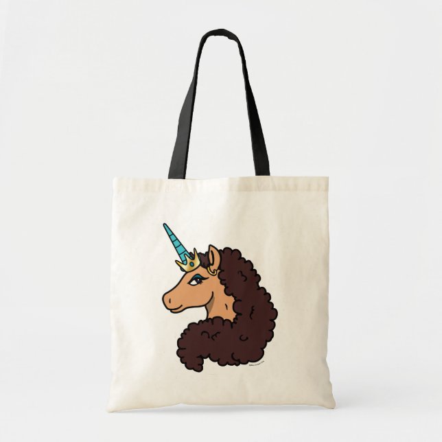 Afro Unicorn | Divine Tygkasse (Framsidan)