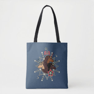 Afro Unicorn Festive Helgdag Magic Tygkasse