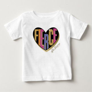 Afro Unicorn Fierce Heart Design T Shirt