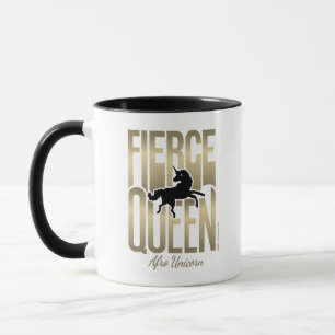 Afro Unicorn Fierce Queen Mugg