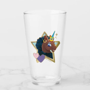 Afro Unicorn Magic Star Glaskopp