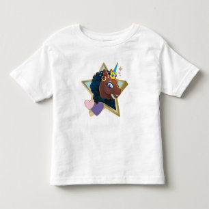 Afro Unicorn Magic Star T Shirt