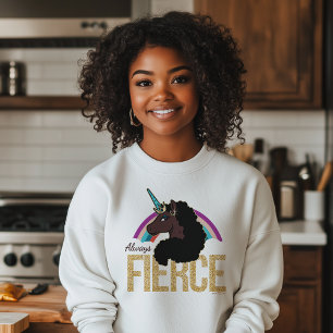 Afro Unicorn Magisk - alltid häftig T Shirt