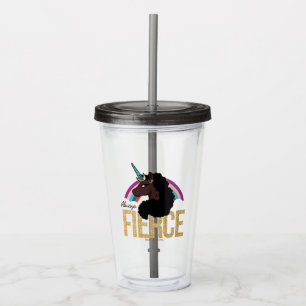 Afro Unicorn Magisk - alltid häftig Take Away Mugg