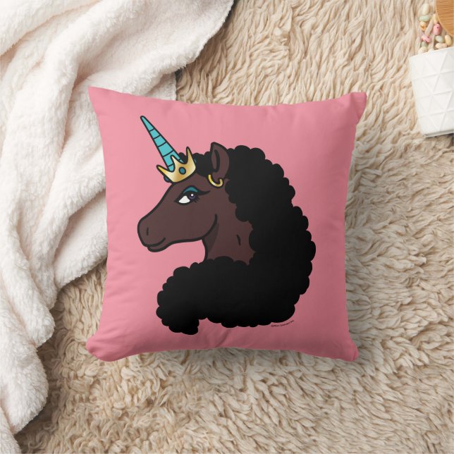 Afro Unicorn | Magisk Kudde (Filt)