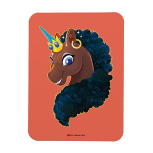 Afro Unicorn   Magisk Magnet