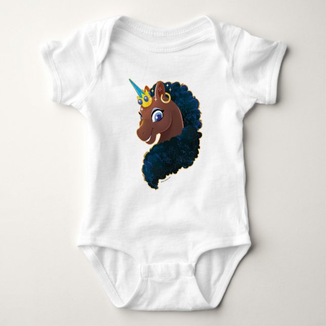 Afro Unicorn | Magisk T Shirt (Framsida)